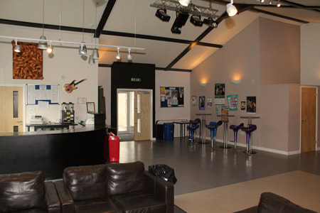 The Youth Area annexe is the perfect modern space for smaller meetings and events
